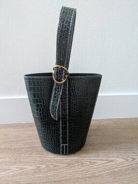 Trademark Leather Bucket Bag